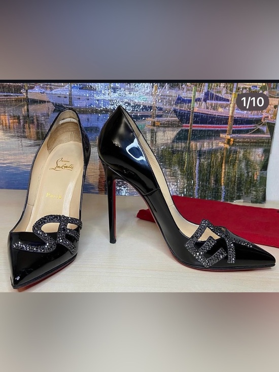 Christian Louboutin Shoes - RARE 🆑 Swarovski 120mm Pigalle “Sex shoes”